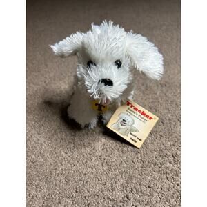 Rinco 11” White 2010 Puppy Dog Lovey Plush Naughty Nice Santa Tracker VHTF